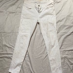 American Eagle white jeggings